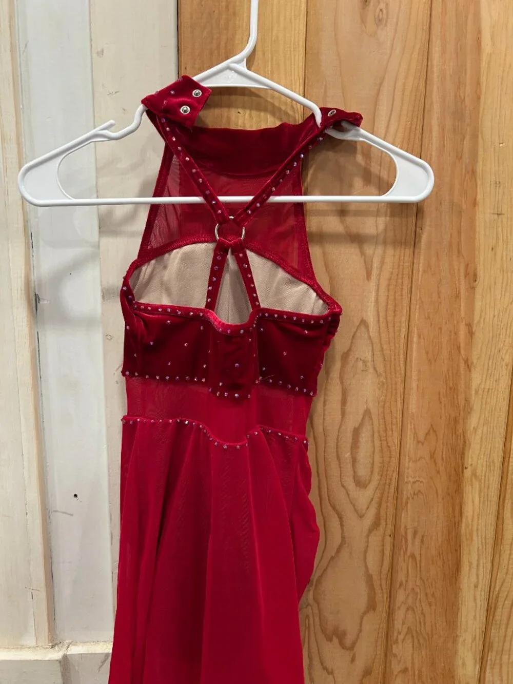 Red Velvet Dance Costume